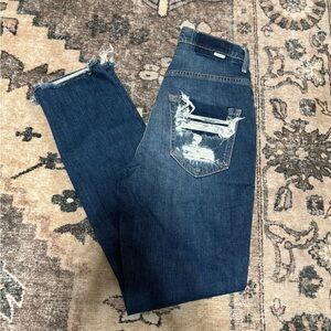 MOTHER High-Rise Distressed